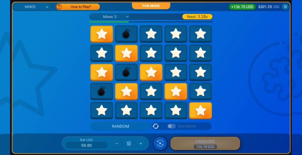 Full overview of the game round: from the initial bet to the win
